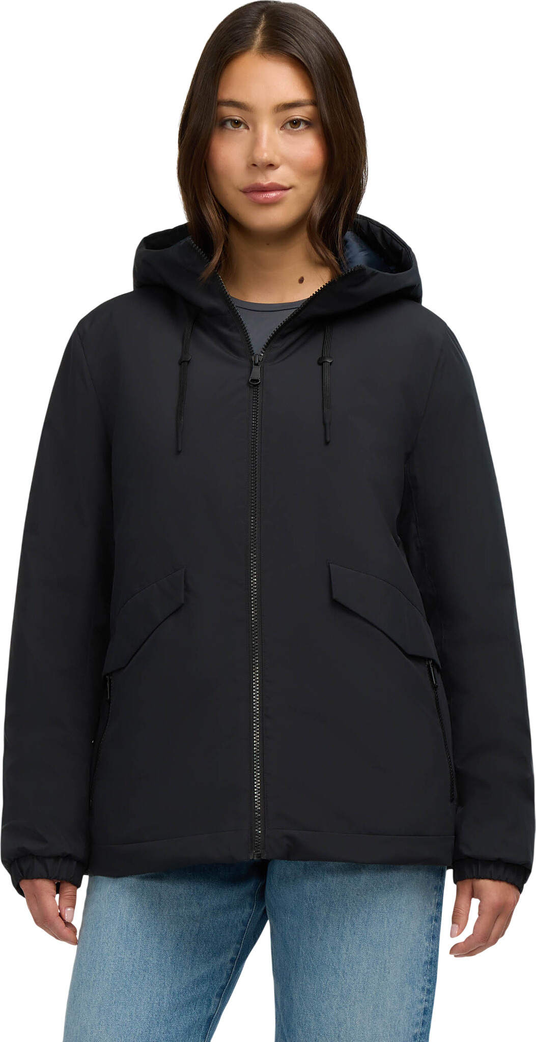 Julia Lightweight Jacket with Hood - Women's (Black)