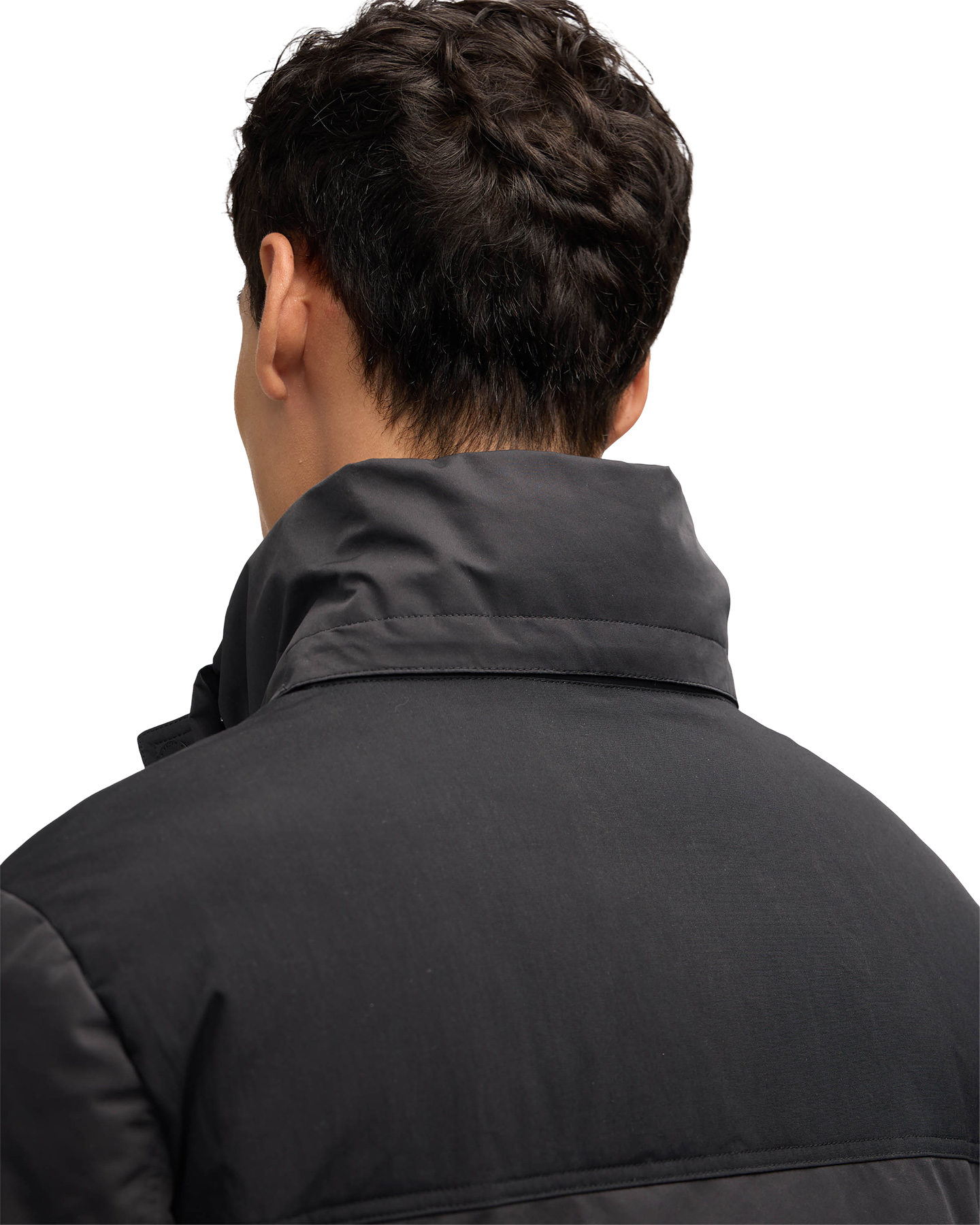 ジャケット・アウター BEEDEN SWITCHING RIB 2WAY PUFFER JACKET pjr-p6n417f4ss__detail1-black.jpg
