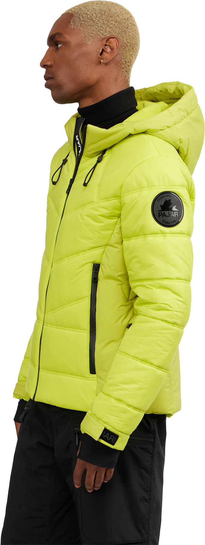 Pajar Thebe Mixed Media Ski Jacket with Fixed Hood - Men's