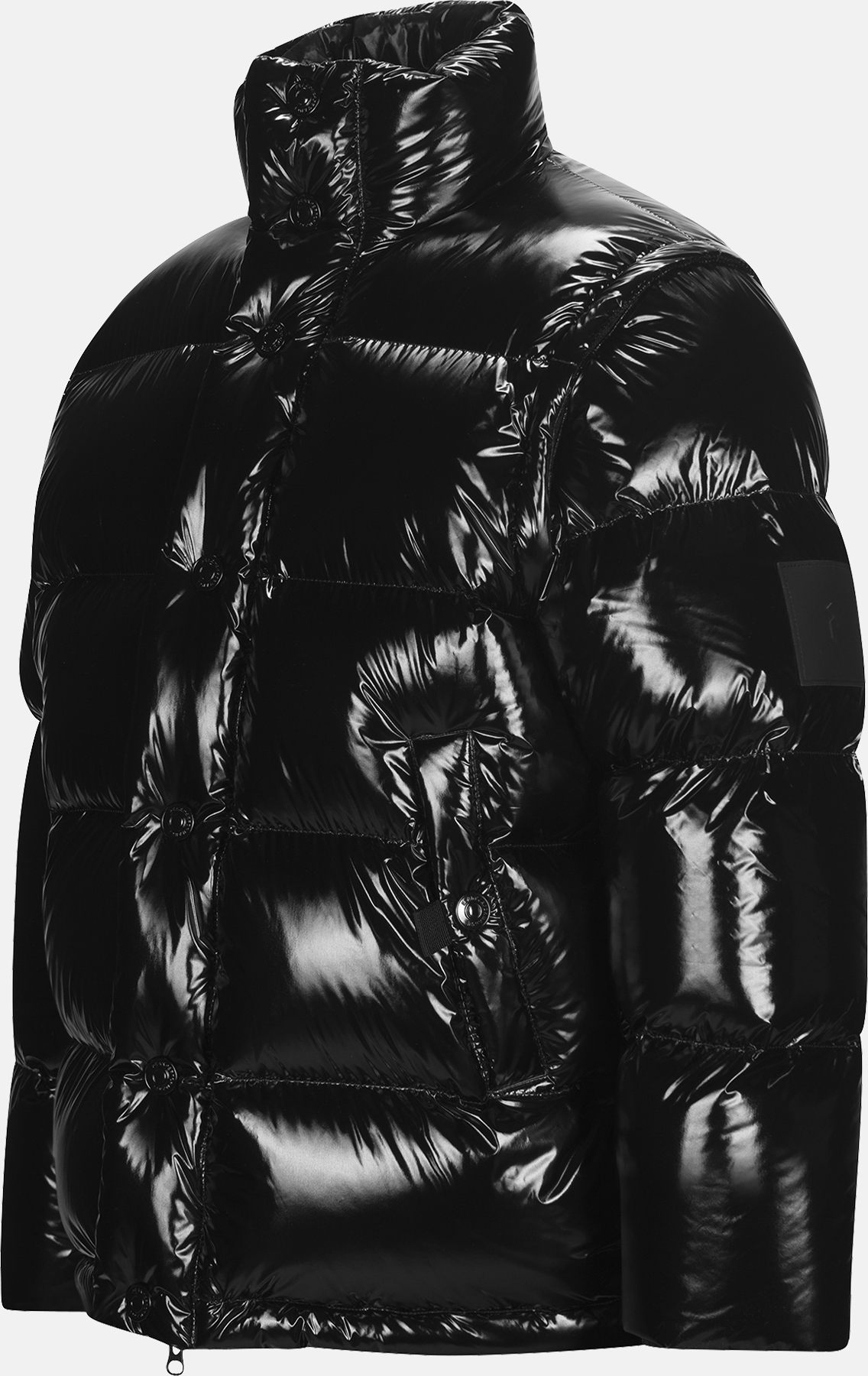 Peak performance ブラックフード付きジャケット pkp-g66904002__side-black.jpg