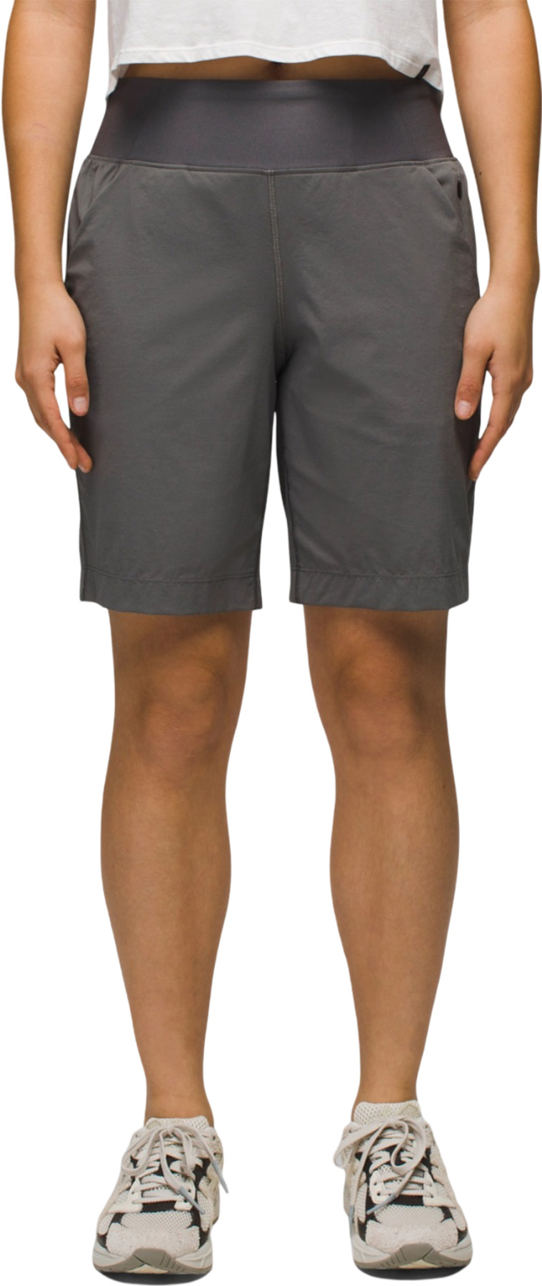 Jean droit gris foncé en coton bio et recyclé - easy go stone grey femme