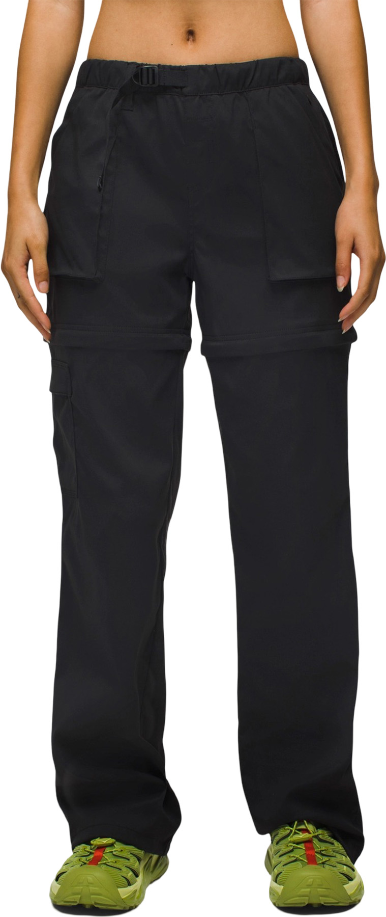 Pantalon De Randonnée Prana Halle Femme - Taille 8 - Gris Convertible - Jambe Droite - Occasion
