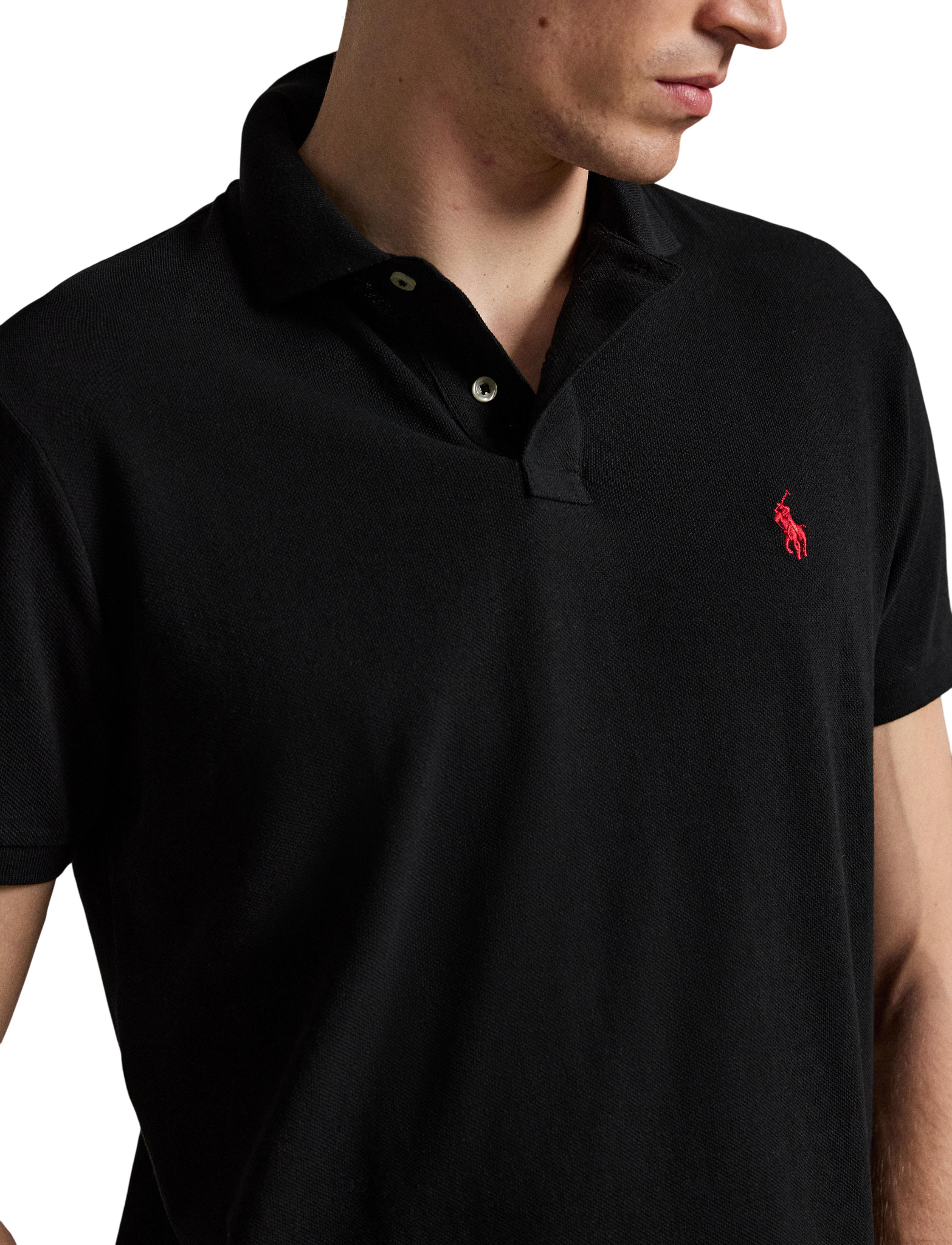 Polo Ralph Lauren The Iconic Custom Slim Fit Mesh Polo - Men's