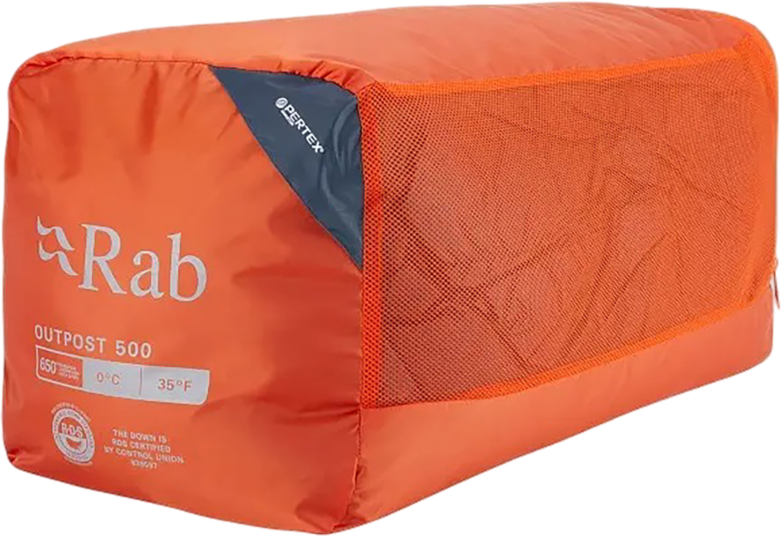 Rab Outpost 500 Down Sleeping Bag Left Zip - Regular 0C / 35F
