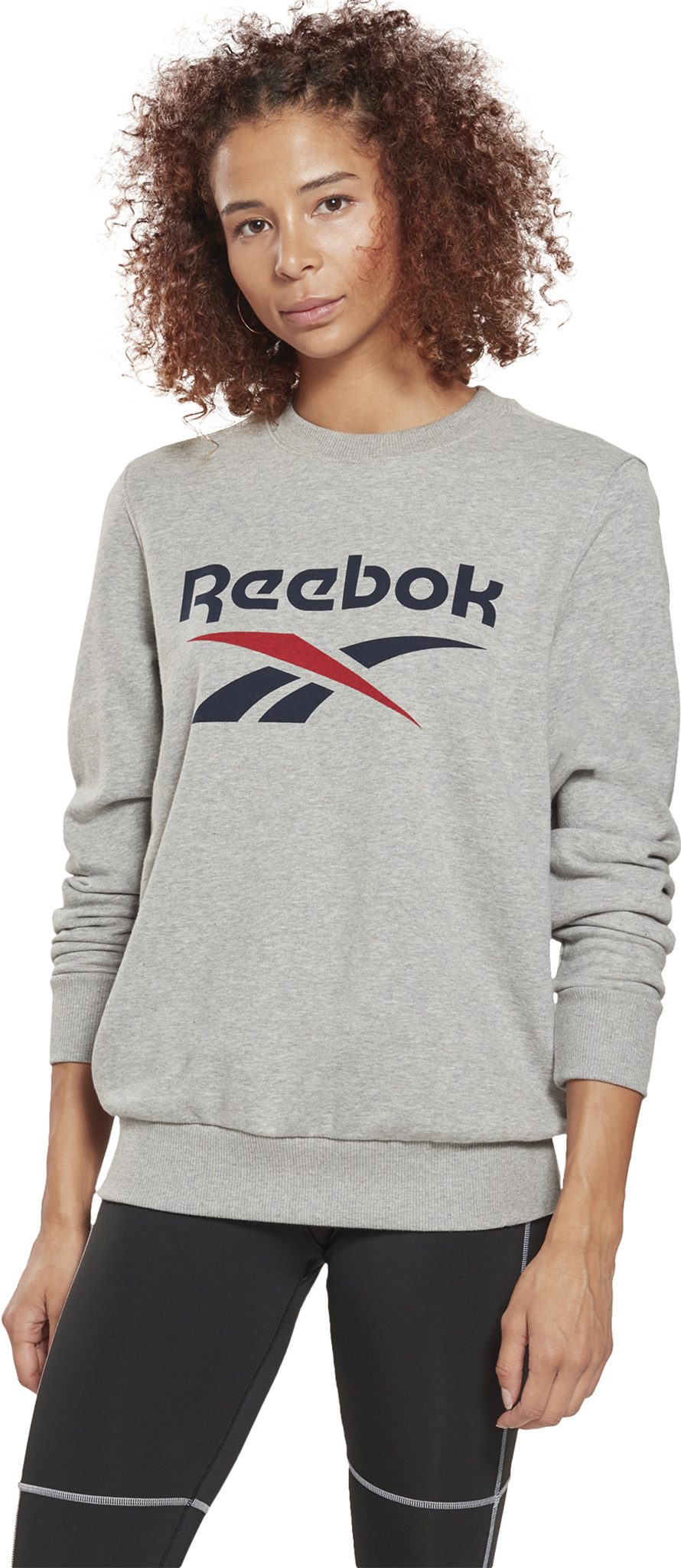 Reebok Identity Logo French Terry Crew Neck Sweatshirt Women´s Women