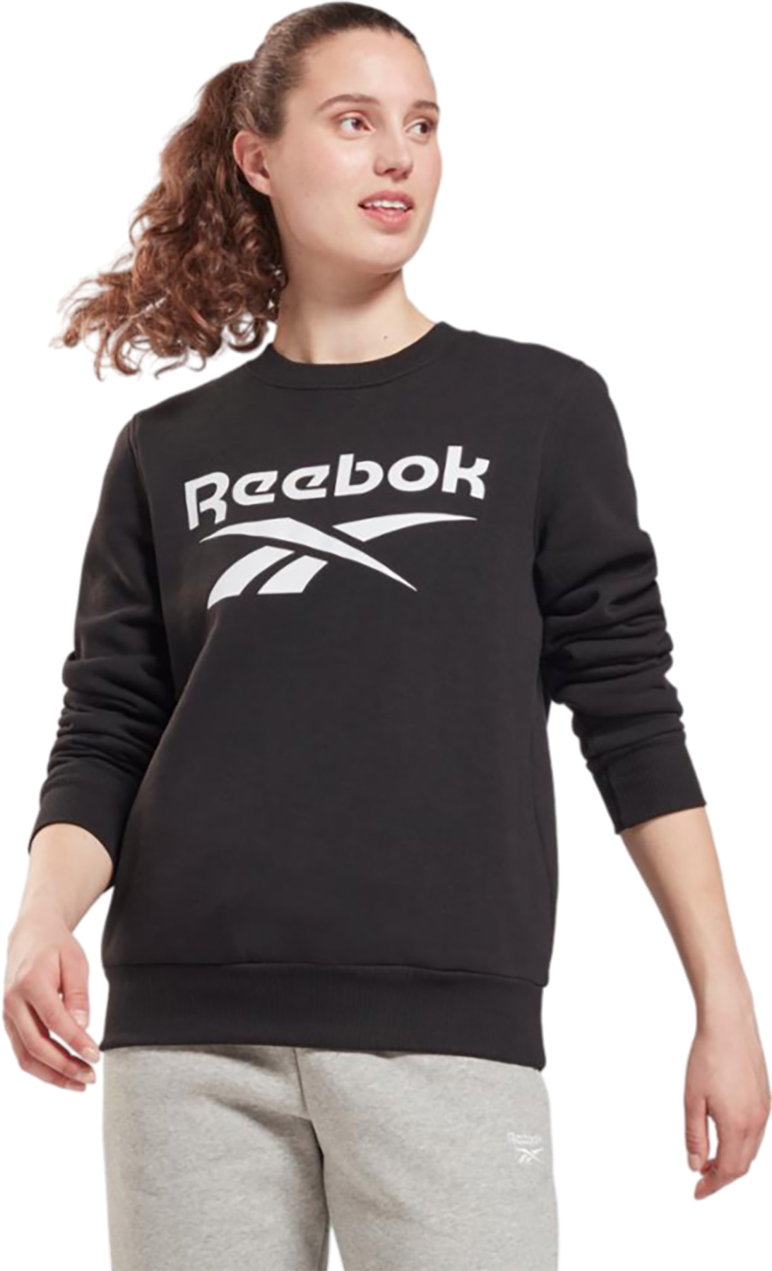Reebok Reebok Identity Logo Fleece Crew Neck Sweatshirt