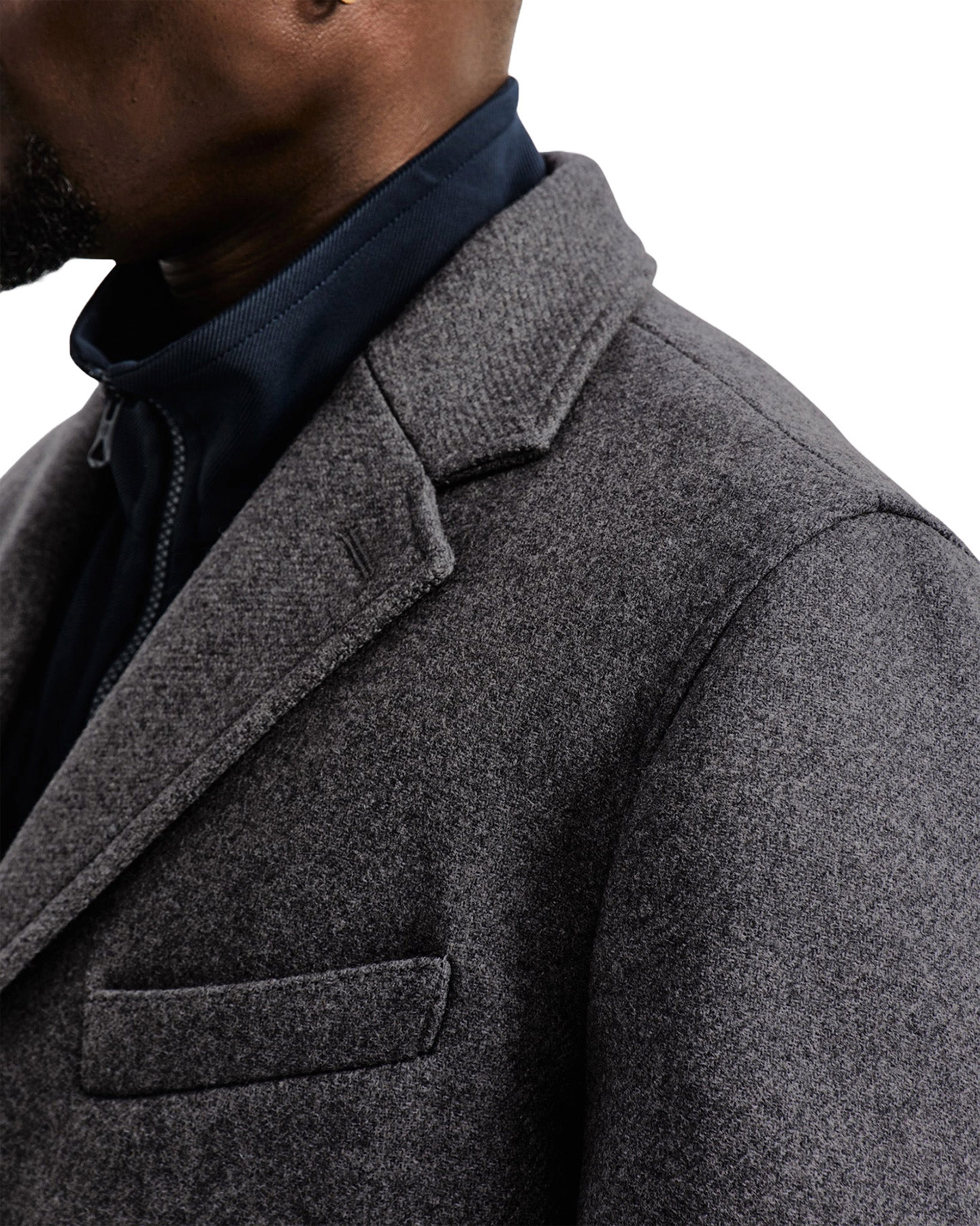 Reigning Champ Away Melton Wool Coat - Men's | Altitude Sports