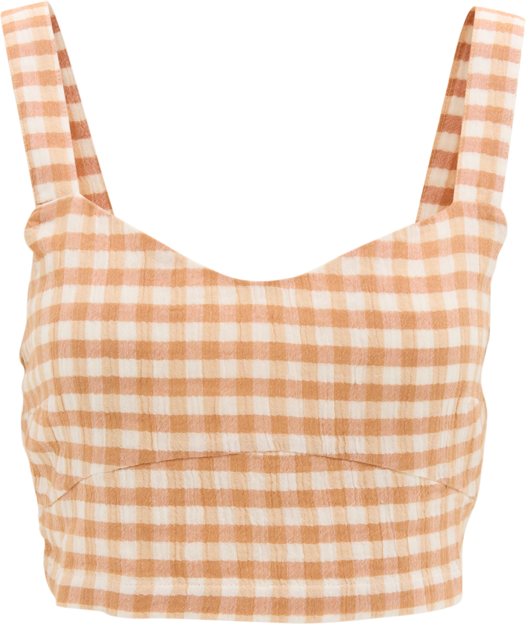 Premium Surf Check Crop Top - Women's