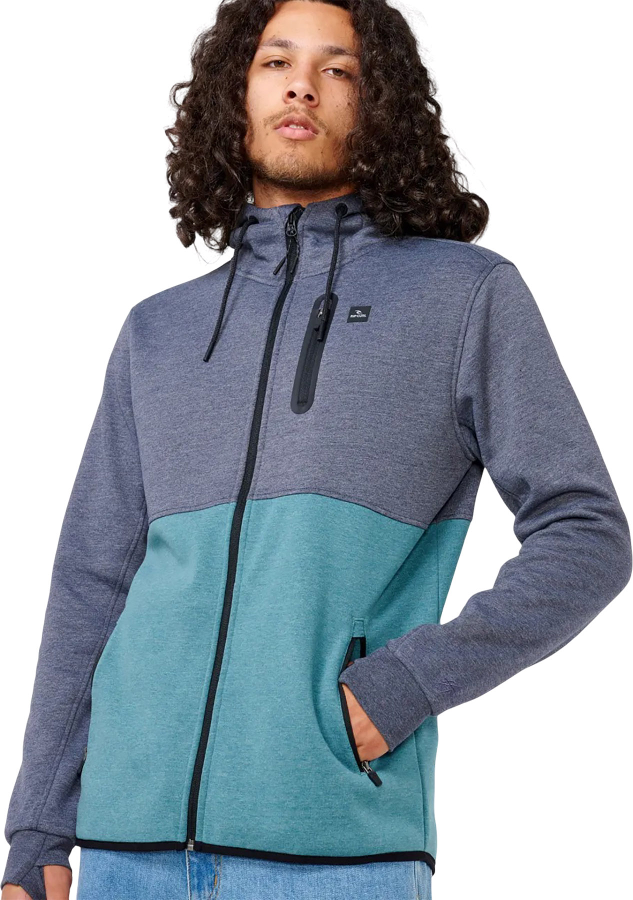 Rip Curl Departed Anti-Series Fleece Hoodie - Men's | The Rip Curl Departed Anti-Series Fleece Hoodie - Men's | The