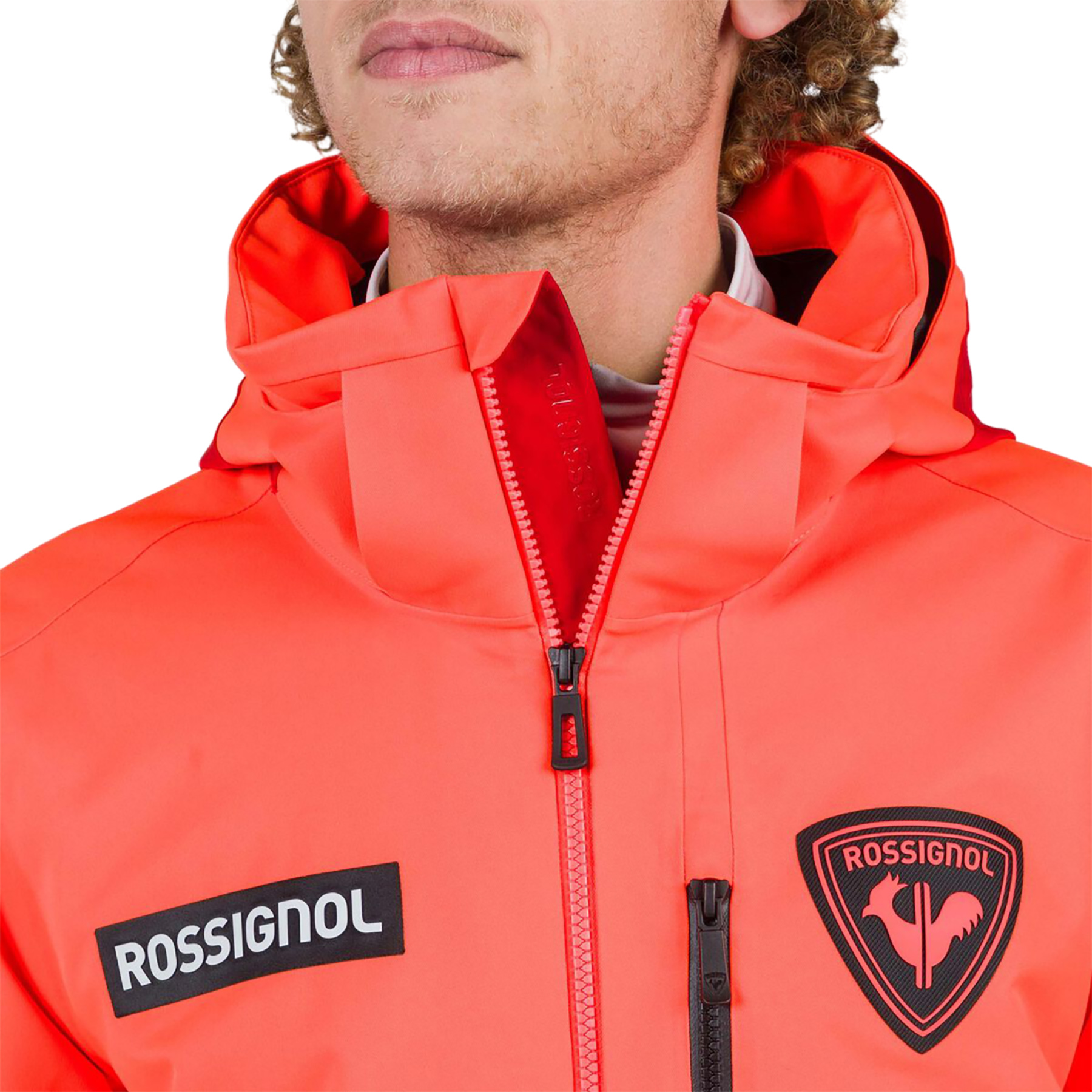ROSSIGNOL SUPERVIRAGE JACKET レッド Lサイズ rss-rlnmj17__detail1-neon-red.jpg
