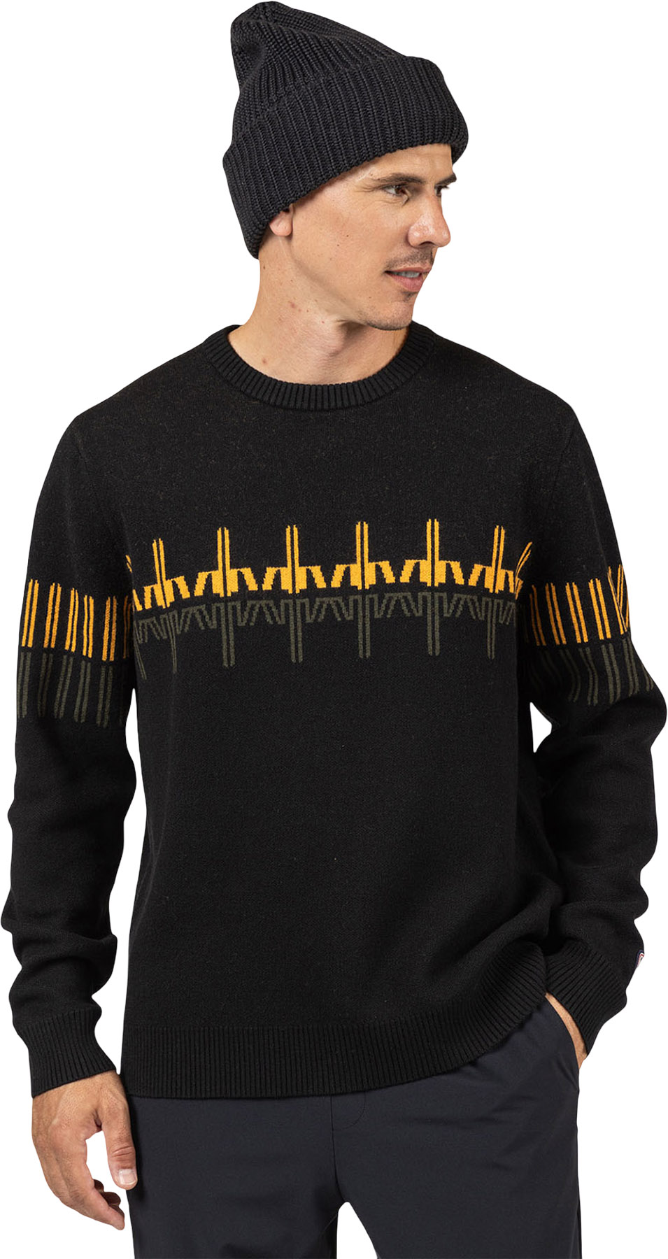 Rossignol Patterned Crew Neck Sweater - Men's | Altitude Sports
