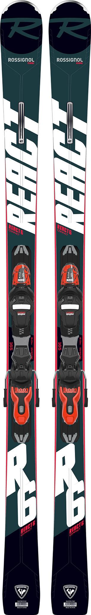 Rossignol React 6 Compact Skis with Xpress 11 GW B83 Bindings