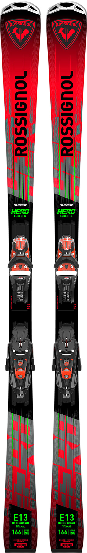 ROSSIGNOL SCI HERO ELITE MT TI C.A.M + ATTACCHI NX 12 K GW B80 HOT RED