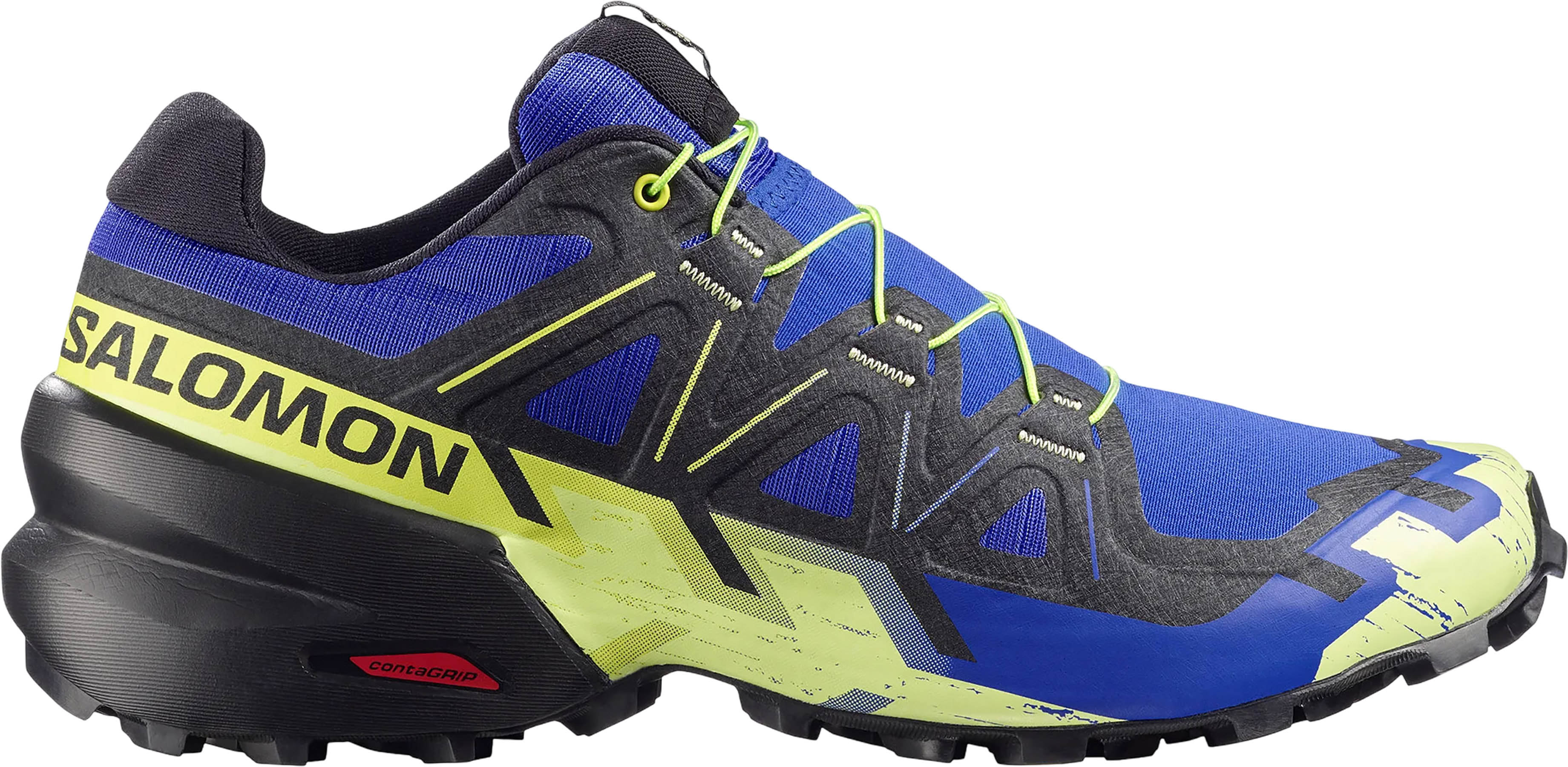 Salomon Black Athletic Trail Shoes with Blue and Yellow Accents Salomon PULSAR TRAIL PRO 2 Men main image 2