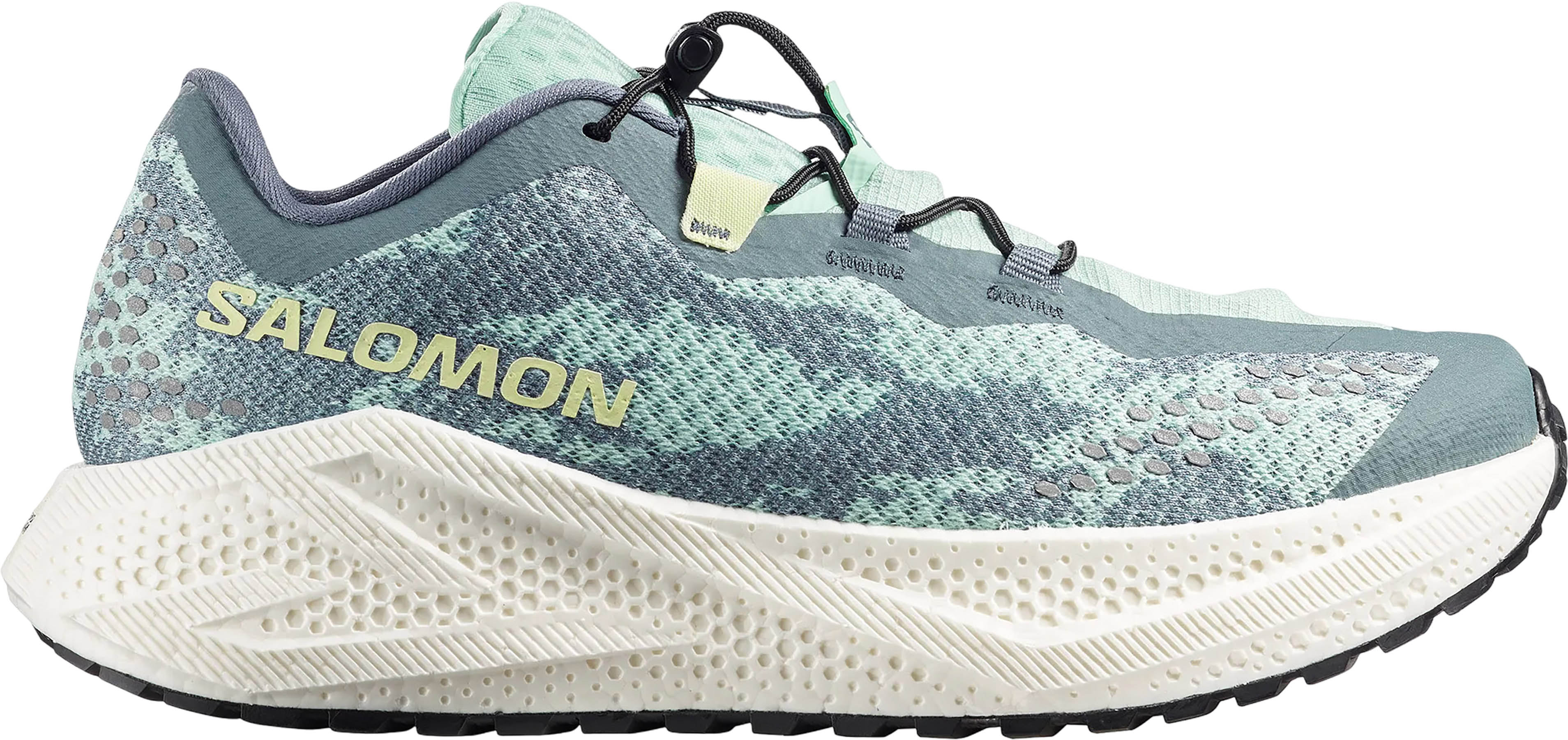 Salomon AERO GLIDE Mens Running Outdoor Shoes Size 10 Granite Green Yellow Iris Salomon Aero Glide Review | Running Shoes Guru main image 2