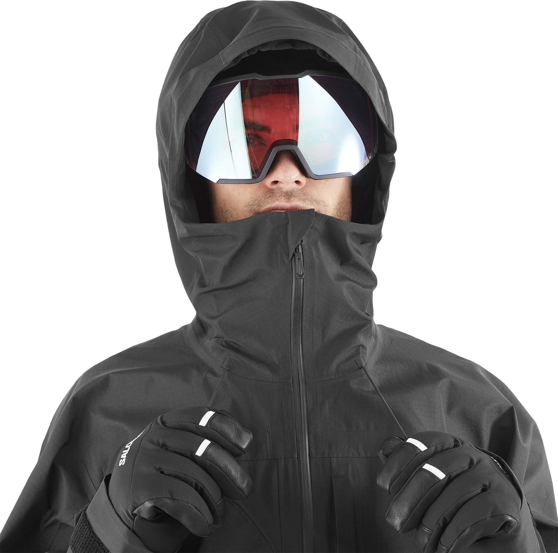 新品 サロモン SONIC 3レイヤー ジャケット LC2285700 M 黒 Salomon Sonic 3 Layer Shell Jacket - Men's | Altitude Sports
