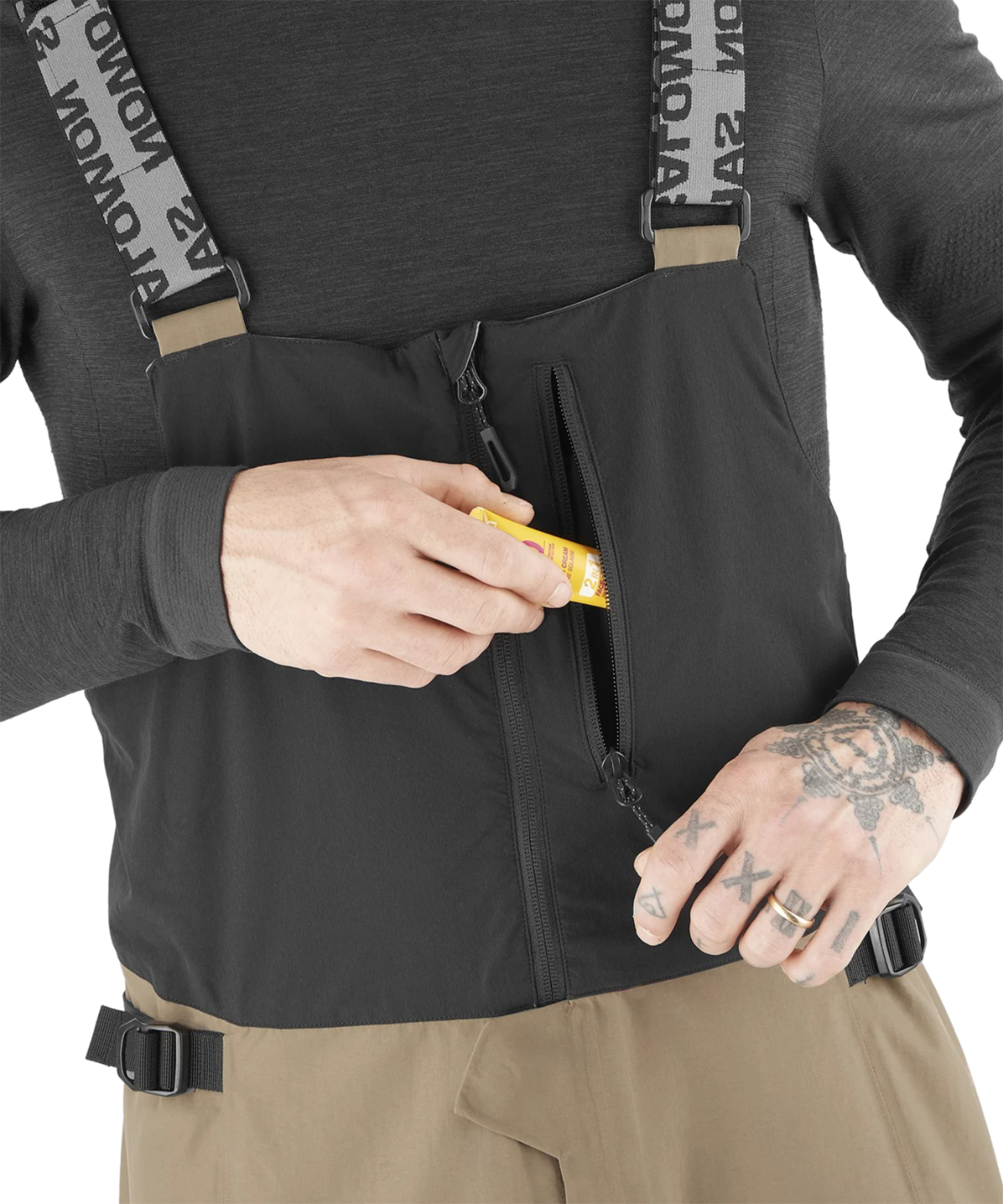 Salomon Absolute 3 Layer Shell Bib Pants - Men's | Altitude Sports