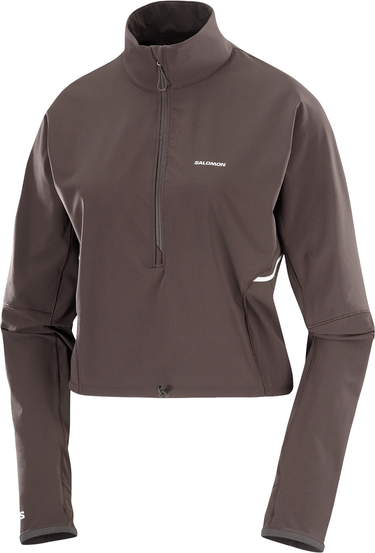 Salomon Sense Aero Hybrid Cropped Half Zip Midlayer Pullover