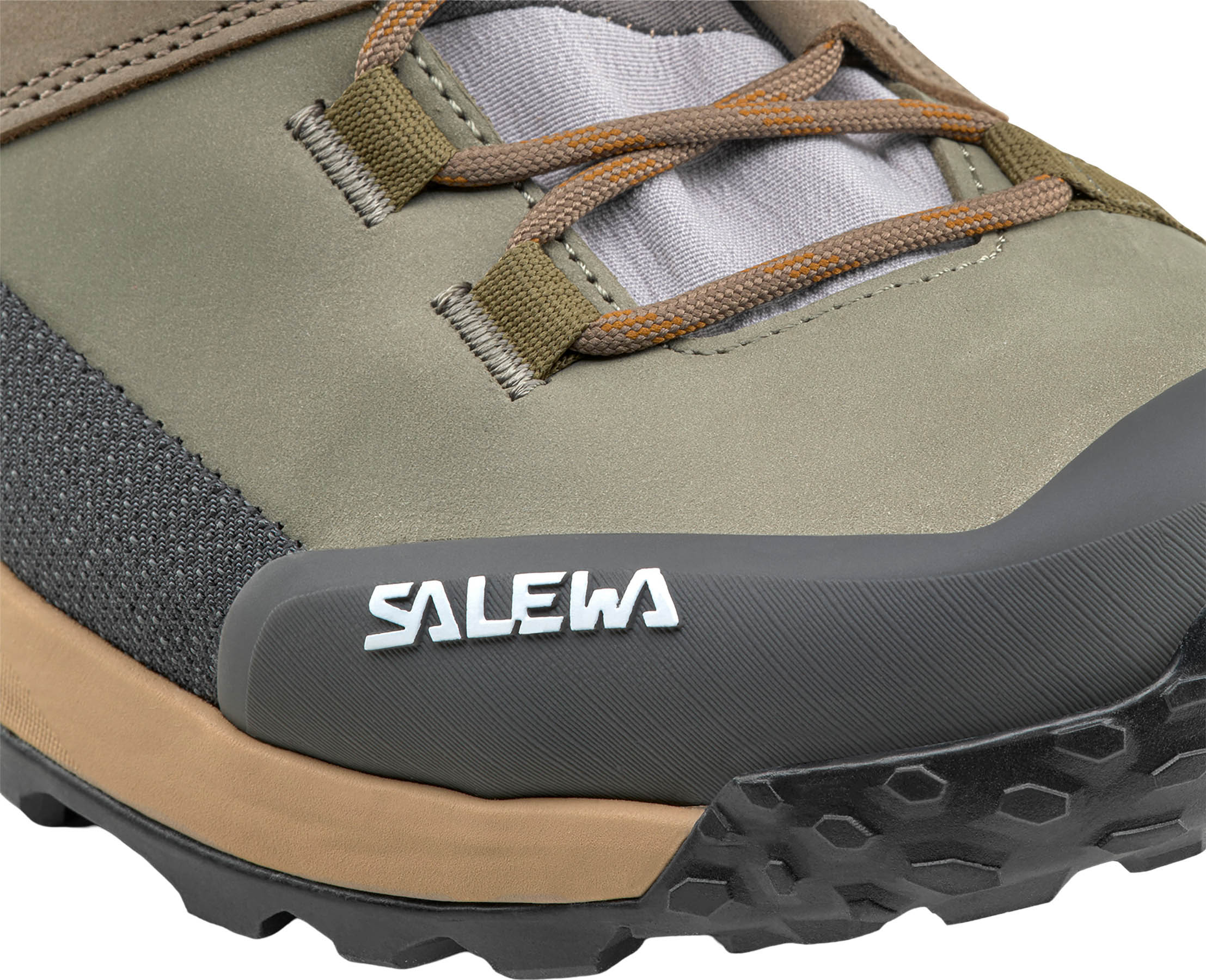 mountain west　calm spore Salewa Puez Leather Mid Powertex Shoes - Men's | Altitude Sports