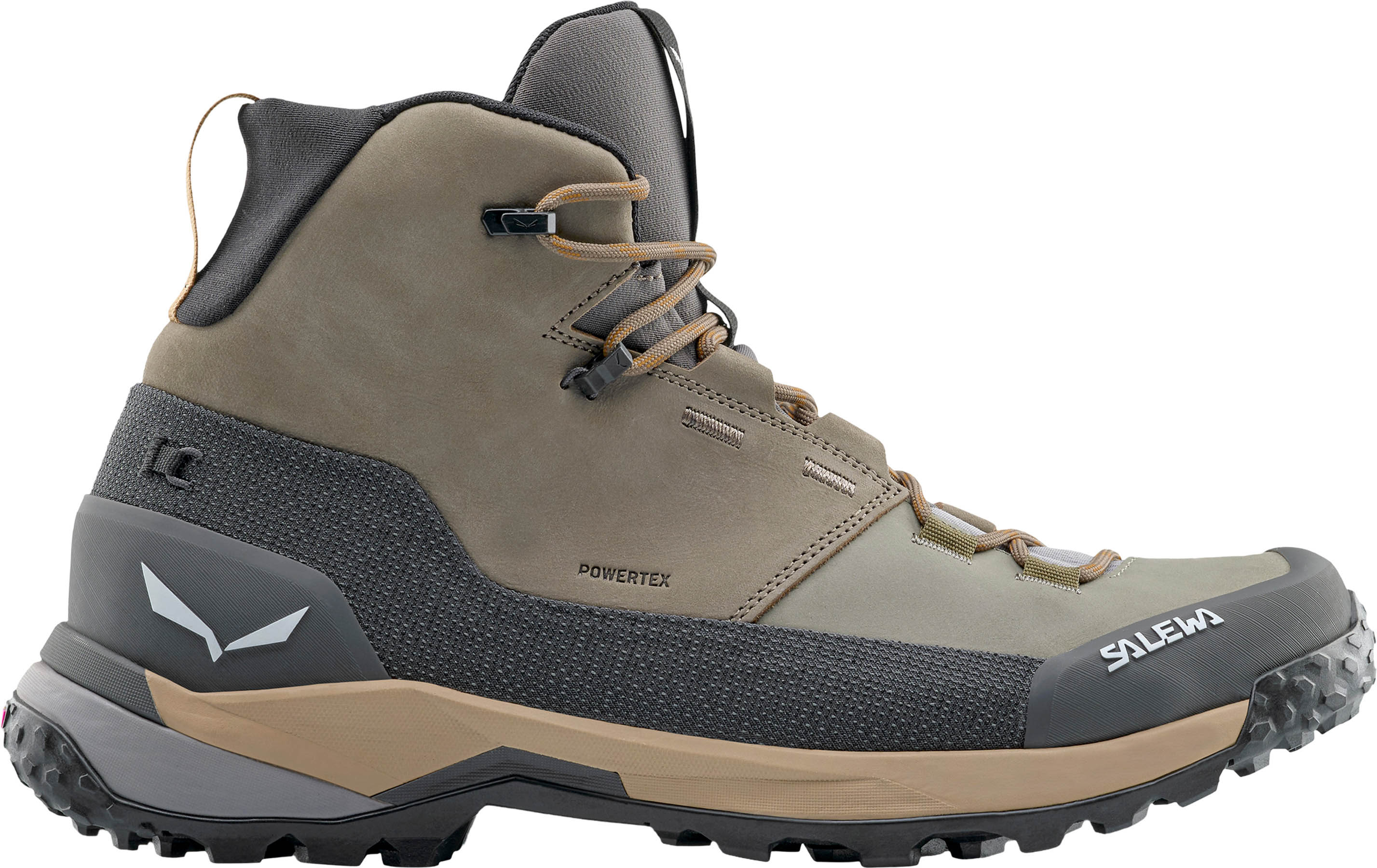 Salewa Puez Leather Mid Powertex Shoes - Men's | Altitude Sports