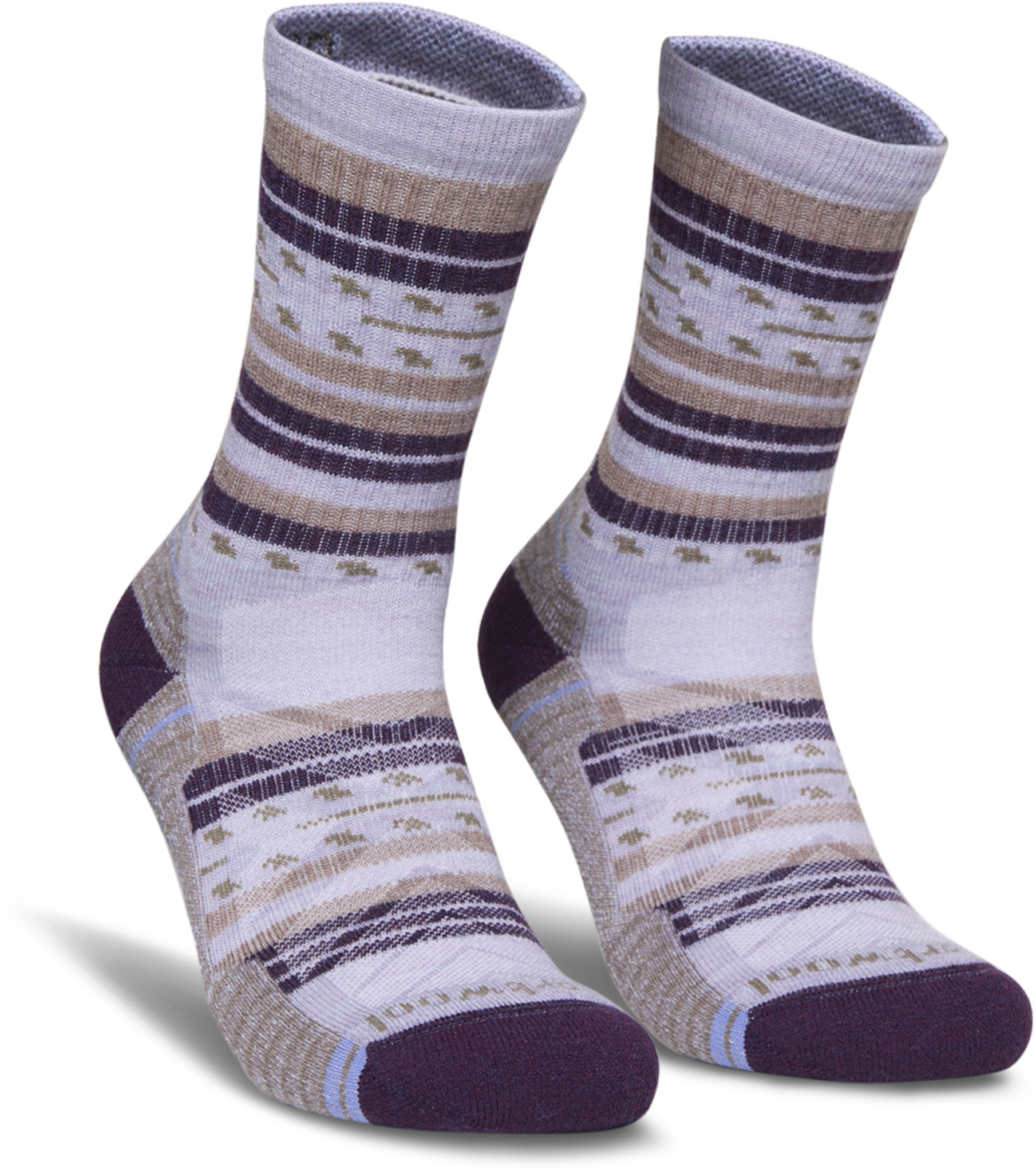 Chaussettes de randonnée Smartwool Hike Crew Femme (Violet
