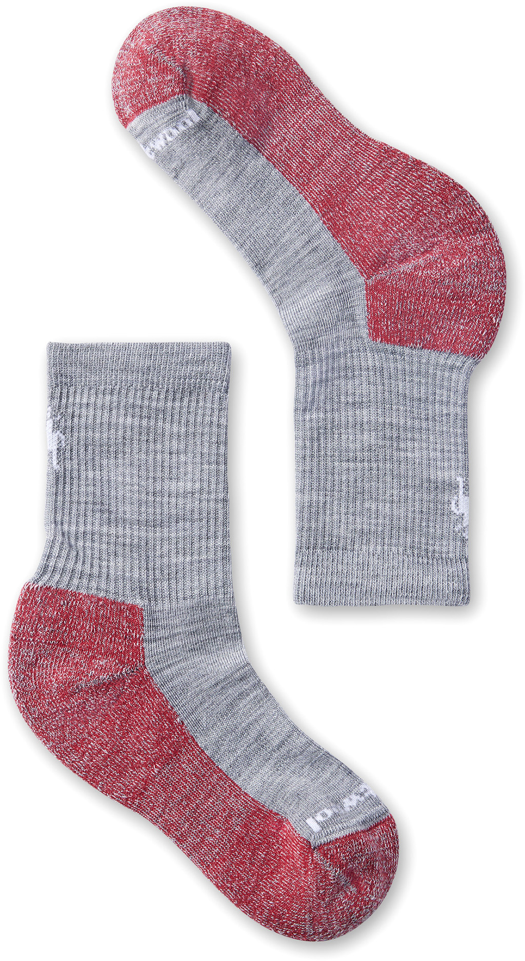 Chaussettes Mi-hautes SealSkinz Runton Imperméables Gris/rouge/blanc Taille M