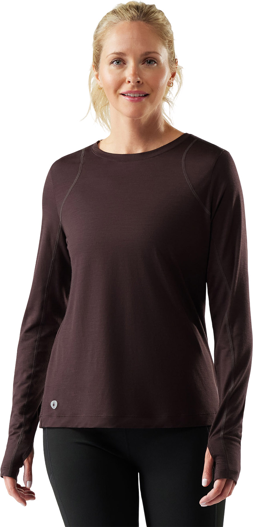 Smartwool Classic Thermal Merino Couche de Base inférieure, Charcoal Heather, XS Femme