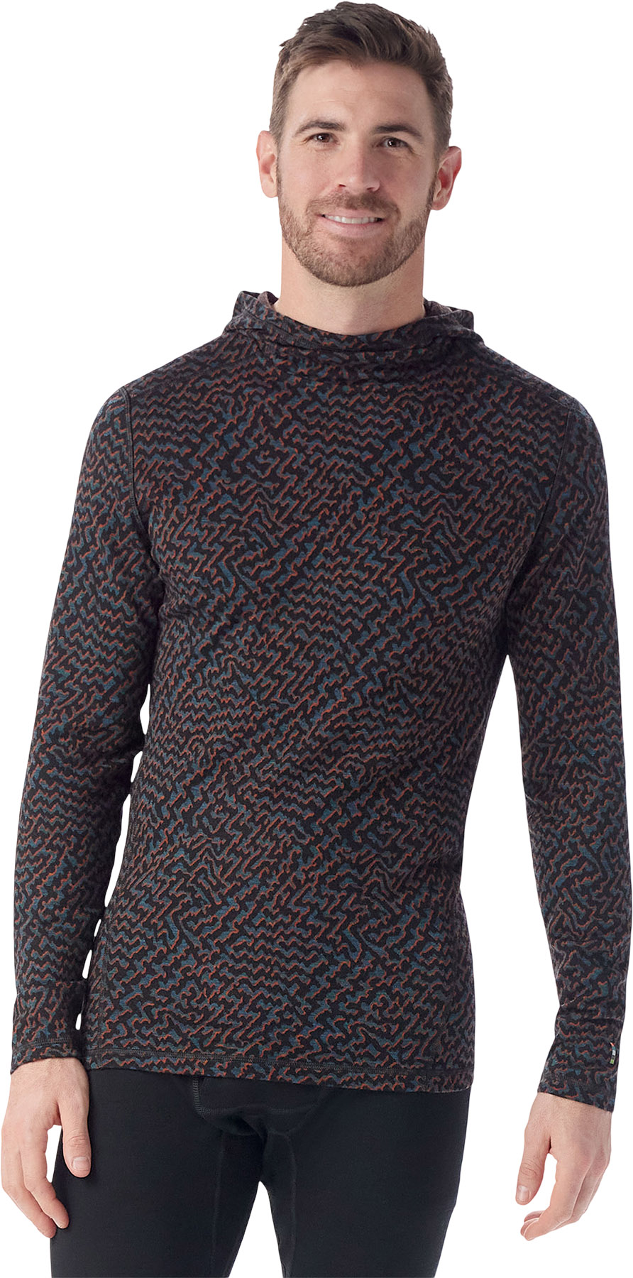Pull Homme Smartwool Merino 250 Manches Longues Col Rond, Bleu, Taille XL, 100% Laine Mérinos