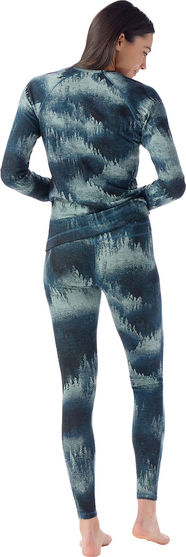 Caleçon Thermique Bergans Mispel – Laine Mérinos – Femme – Bleu, Taille S