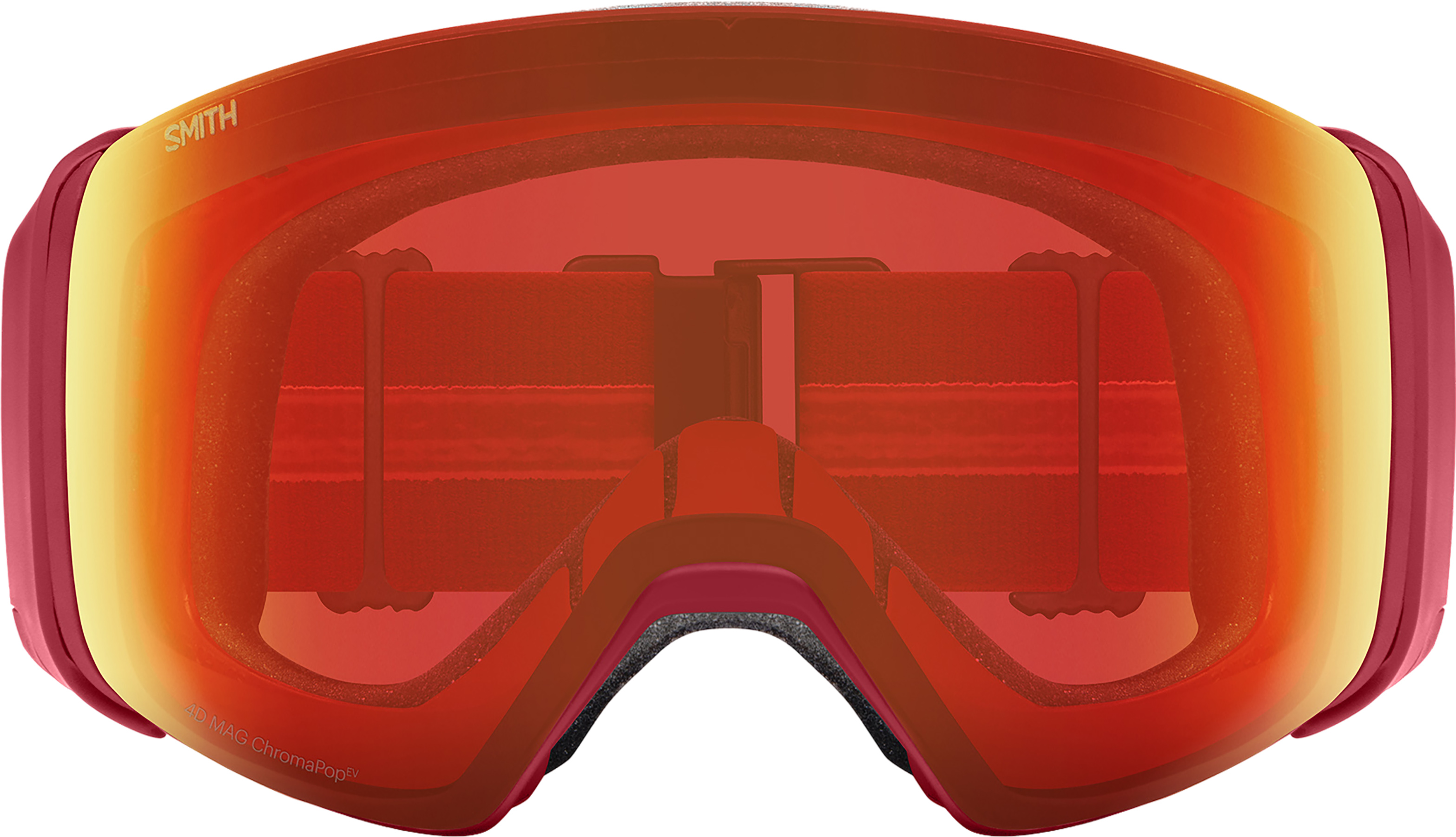 Smith Optics 4D Mag Goggles - Crimson - ChromaPop Everyday Red