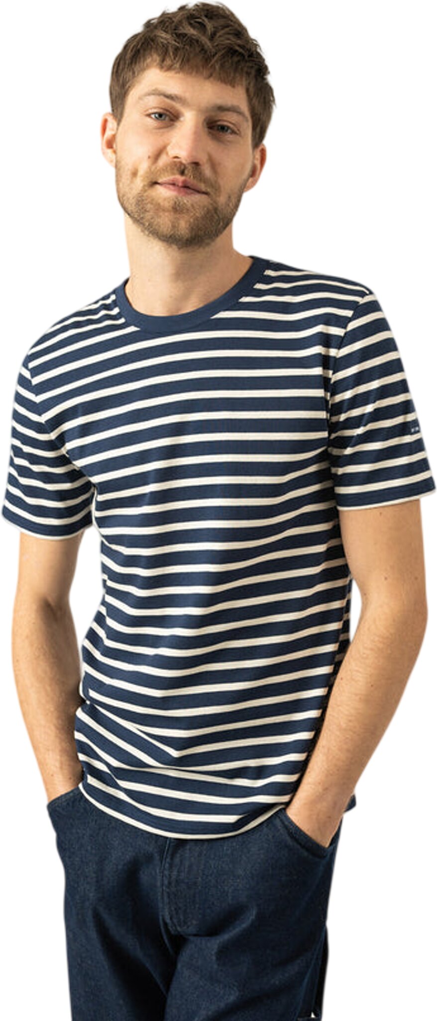 Saint James Plouider Striped T-Shirt - Men's | Altitude Sports