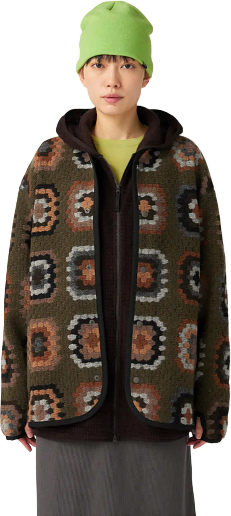 Snow Peak Wool Jacquard Cardigan - Unisex | Altitude Sports