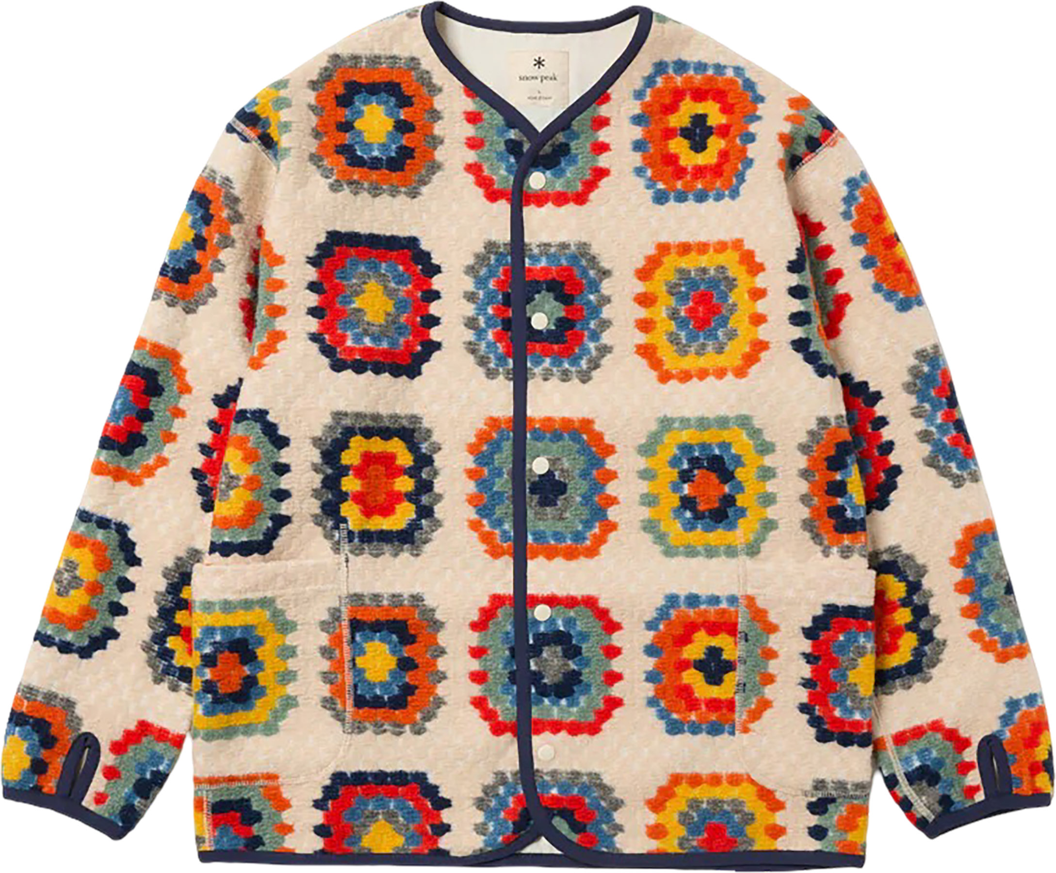 Snow Peak Wool Jacquard Cardigan - Unisex | Altitude Sports