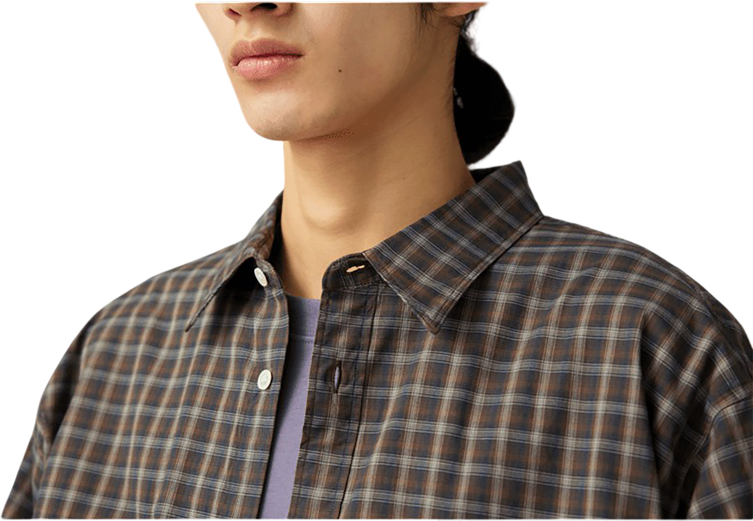 Snow Peak Organic Cotton Ombre Check Shirt - Unisex | Altitude Sports