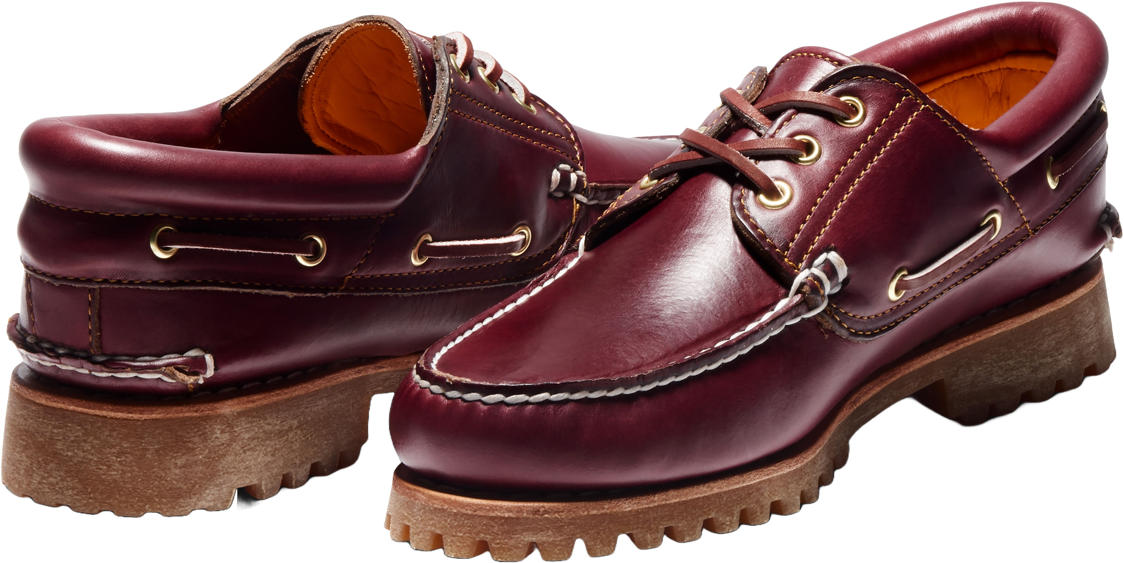 7*1様 TIMBERLAND HS 3 EYE LUG 50009 BURGU Timberland 3-Eye Lug Handsewn Boat Shoes - Men's | Altitude Sports