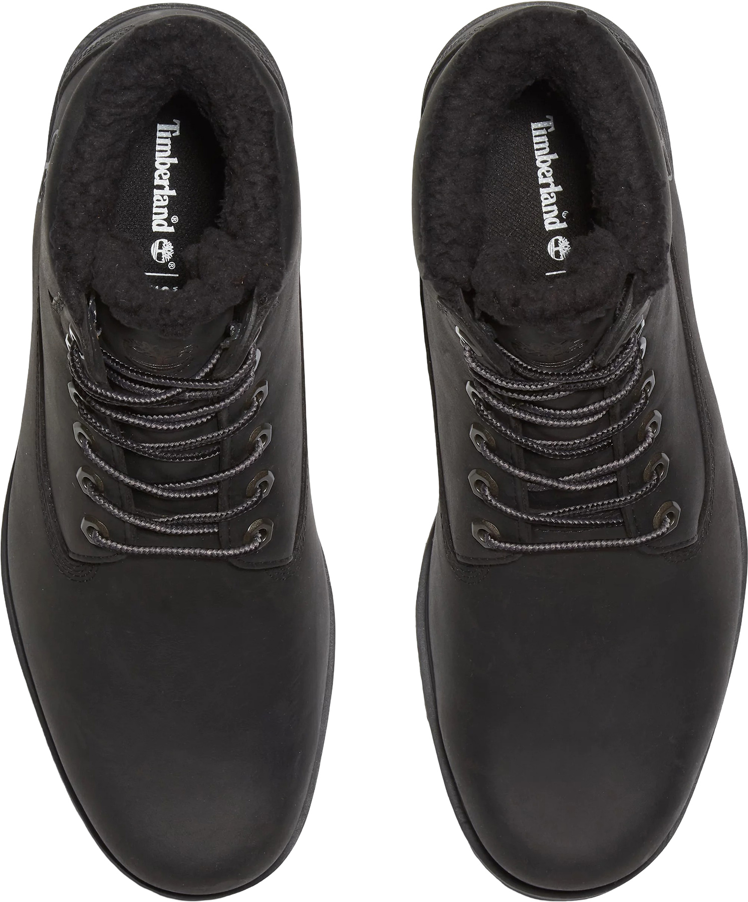 Timberland Radford 6 Inch Waterproof Boots Black Nubuck Nylon A1S5P Mens 7 Timberland Mens 6-inch Premium Black Nubuck - Puffer Reds main image 4