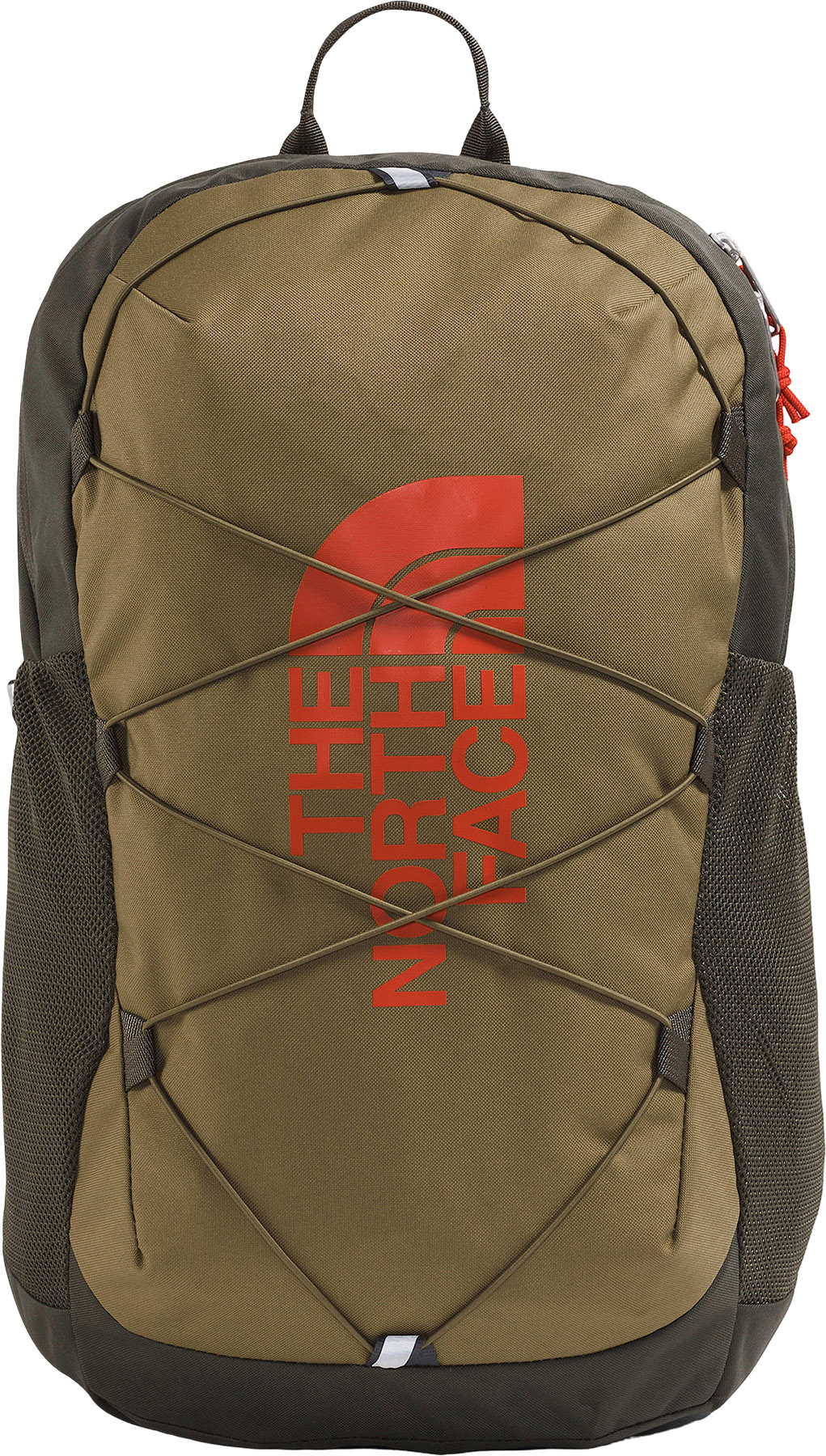 he north face jester backpack burnt olive green red orange The Pro Backpack, Bottle Green/Leather The innovative front bungee system offers additional storage options The North Face Jester Everyday