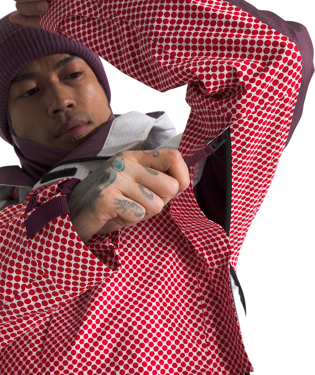 ジャケット・アウター hiand Active Ruffle Shirt tnf-nf0a87va__detail4-tnf-red-