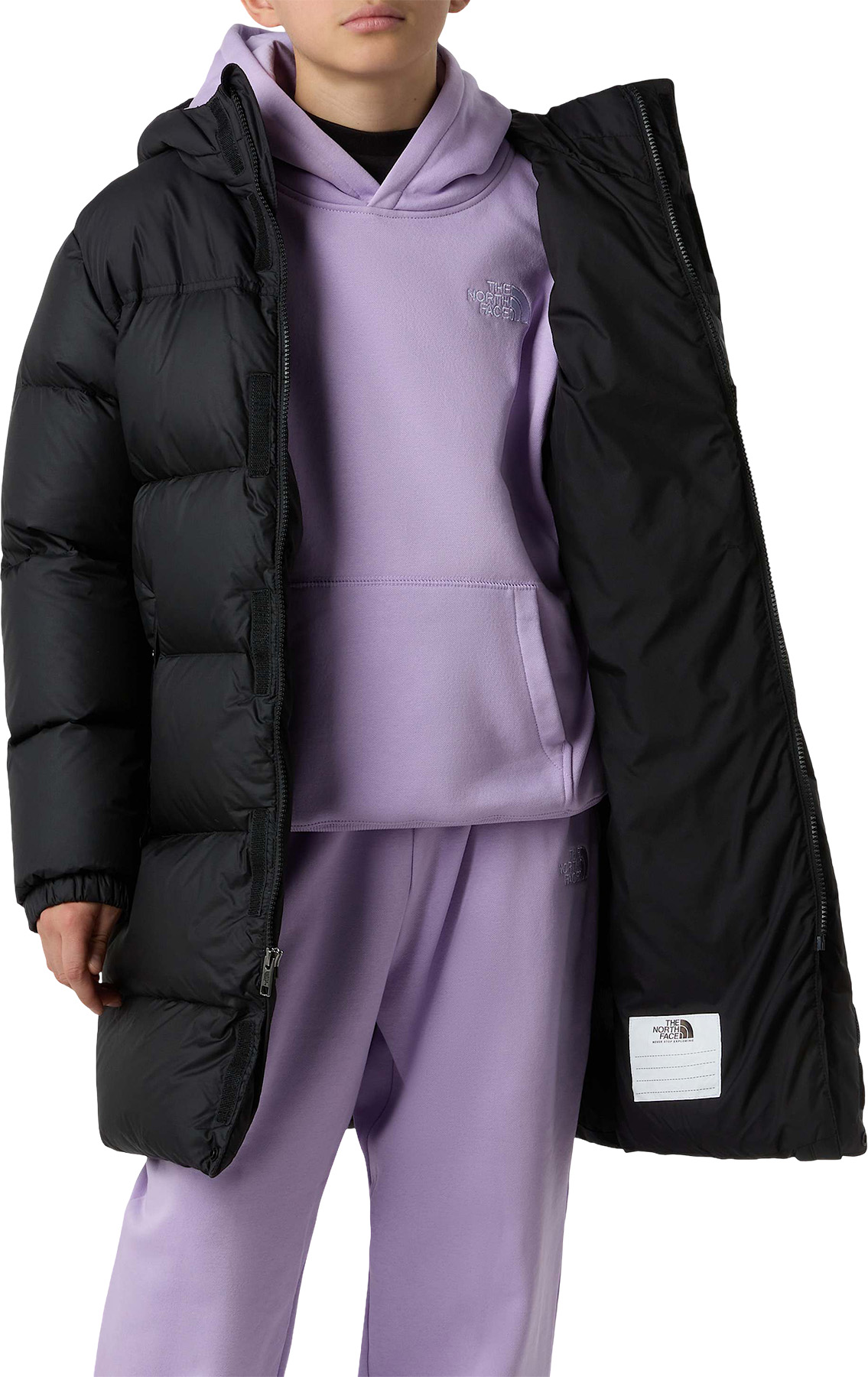 The North Face Nuptse Long Parka - Big Kids | Altitude Sports