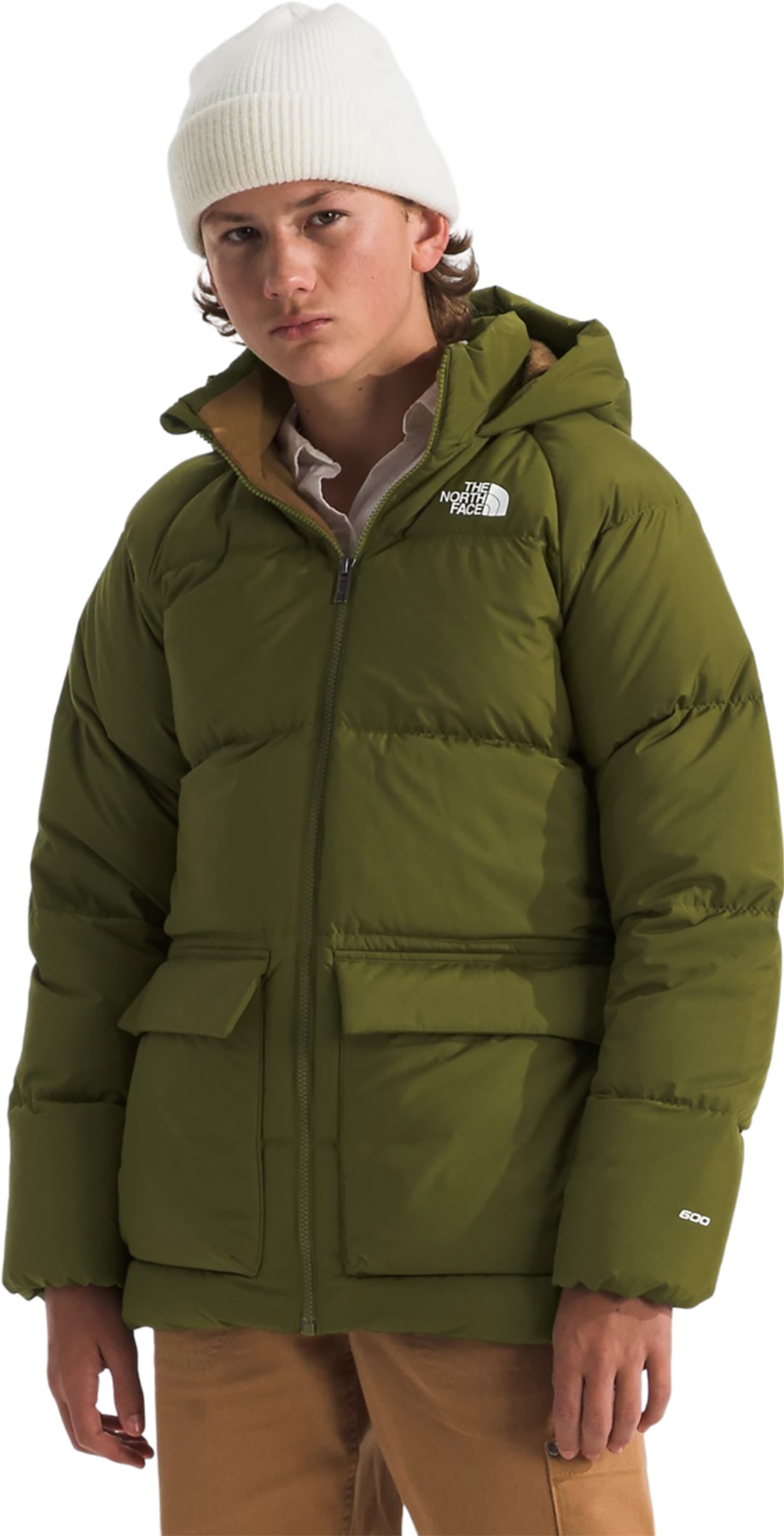 The North Face North Down Fleece-Lined Short Parka - Big Kids