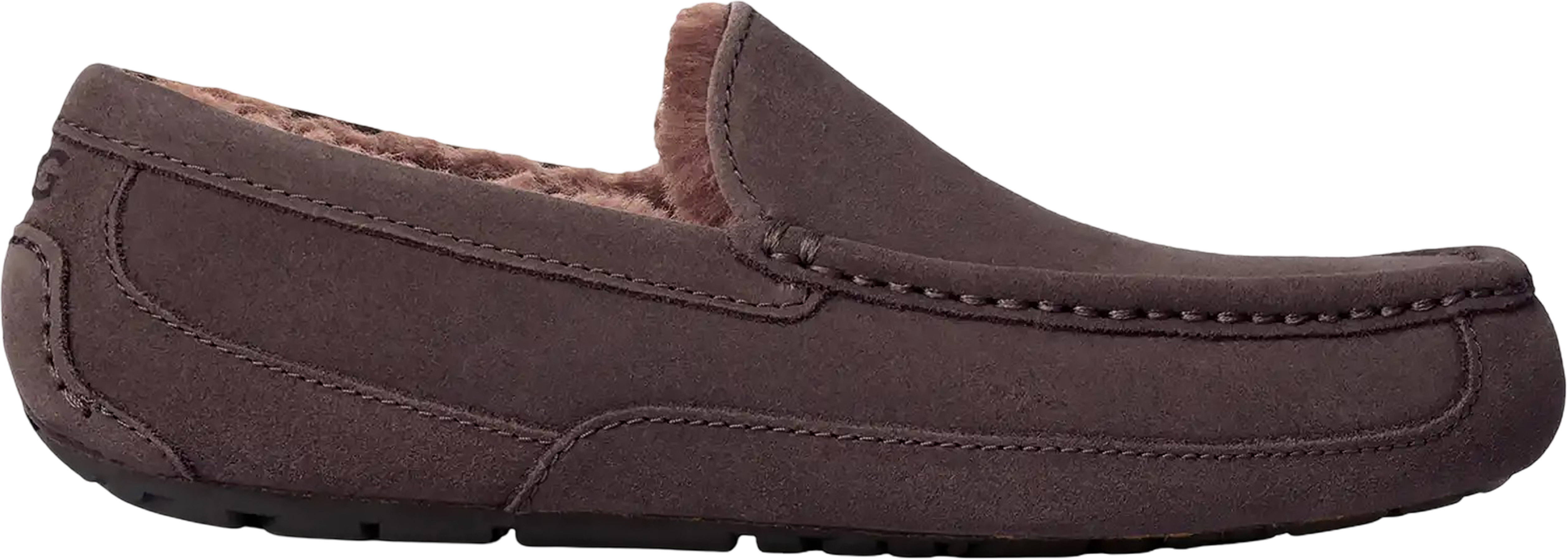 【美品】UGG Ascot (28cm) Men's UGG Ascot Matte Leather Slippers (Large Sizes) – BigShoes
