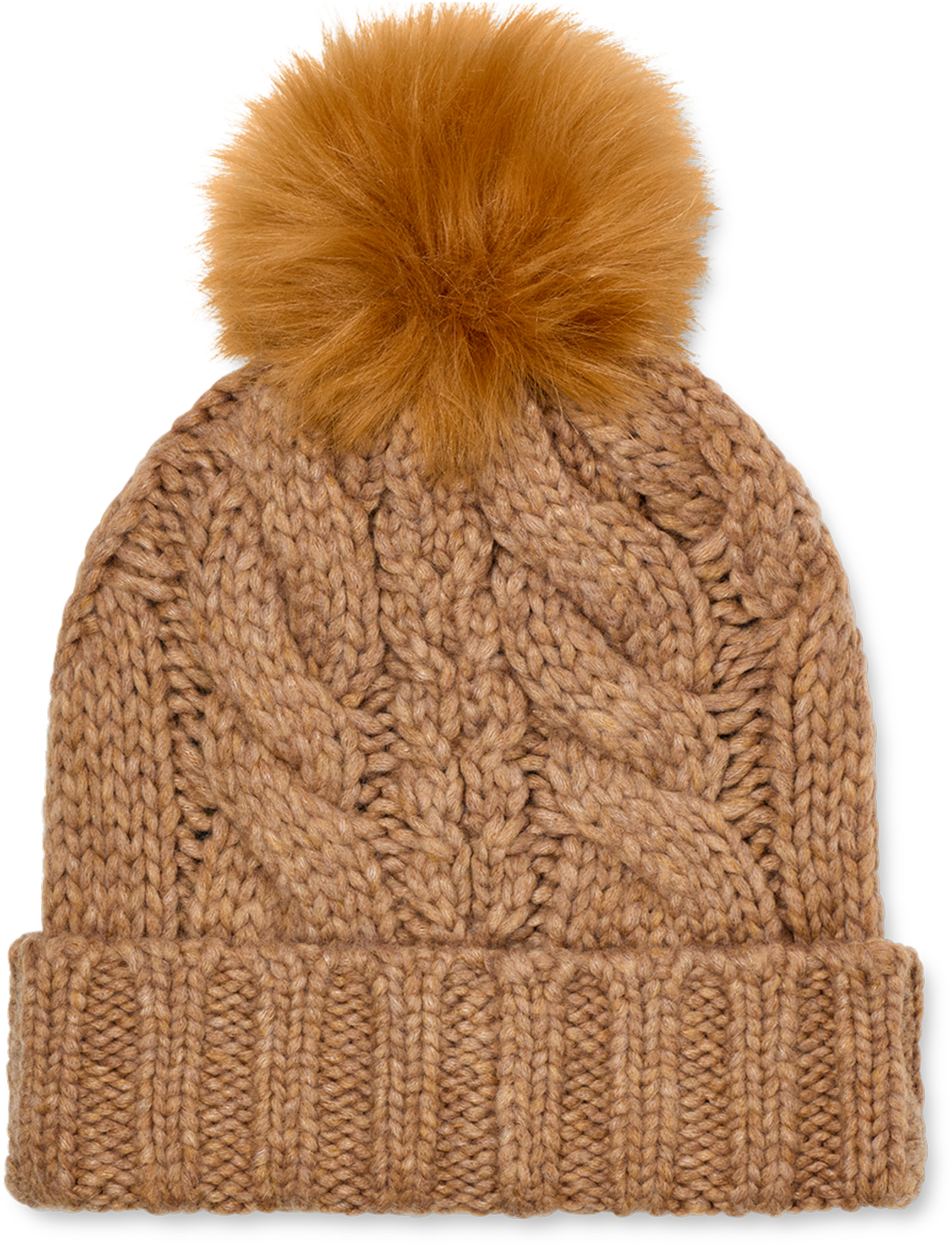 UGG Pom-Pom Cable Knit Beanie - Women