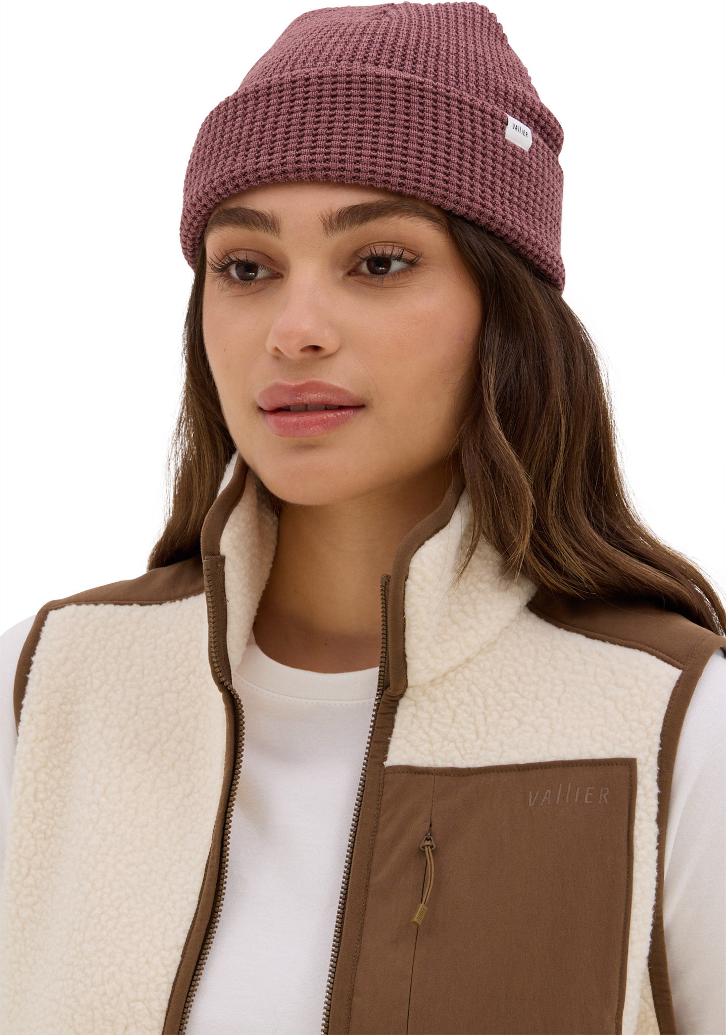 Vallier Shawlands Merino Blend Waffle Knit Fisherman Beanie
