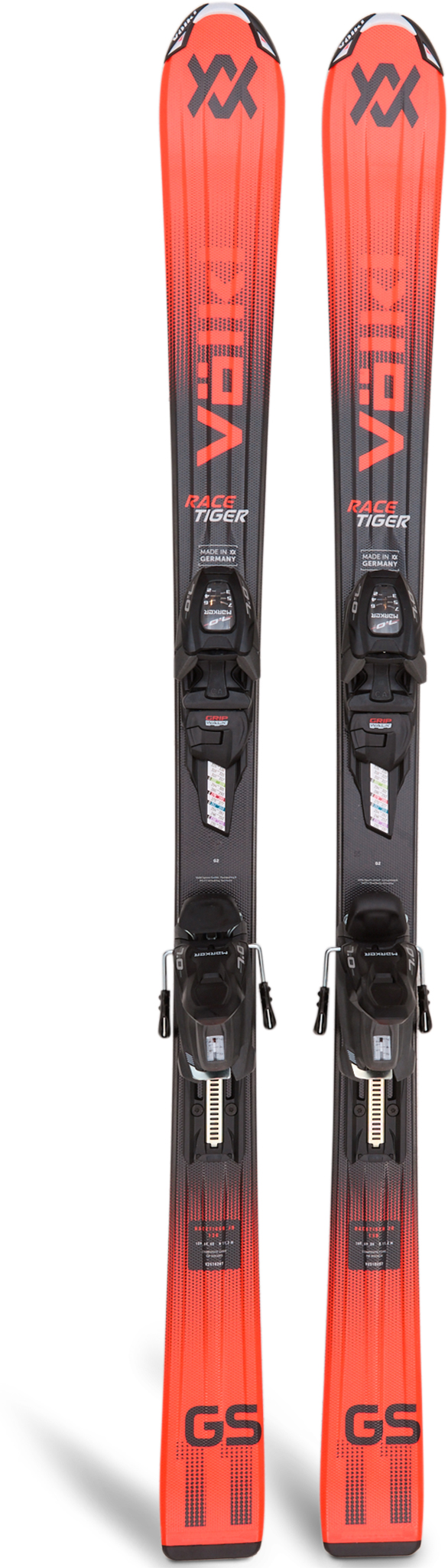 Völkl Racetiger Jr Red V-motion 7.0 Skis - Youth | Altitude Sports