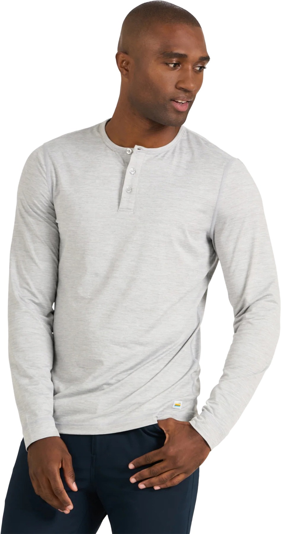 Haut henley à manches longues Ease Performance - Homme Vuori | La