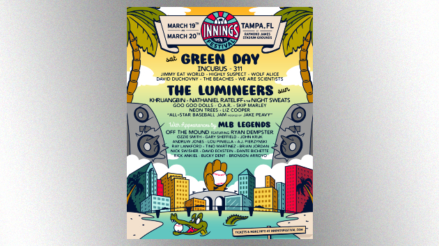 Green Day, The Lumineers, Incubus & more playing inaugural Innings Festival Florida Green Day, The Lumineers, Incubus & more playing inaugural Innings Festival Florida