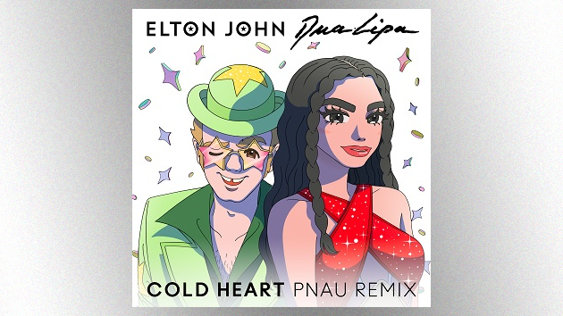 Elton John & Dua Lipa hit a milestone on Australian charts with “Cold Heart”