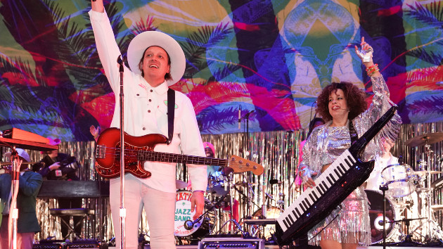 Arcade Fire performing during 2022 NCAA March Madness Music Festival Arcade Fire performing during 2022 NCAA March Madness Music Festival