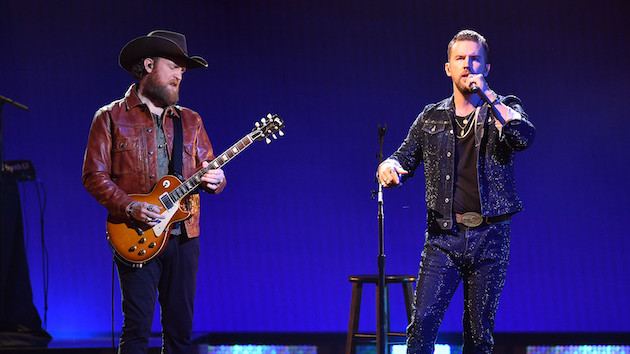 “You know what would make this tequila taste better?”: Brothers Osborne do shots out of their Grammy award