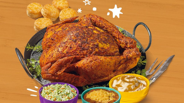 Popeyes will ship a frozen, fully cooked Cajun-style turkey to your Thanksgiving table for just under 0
